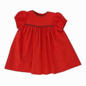 Funtasia Too Red Christmas Dress w/ Puff Sleeves | 24 Months